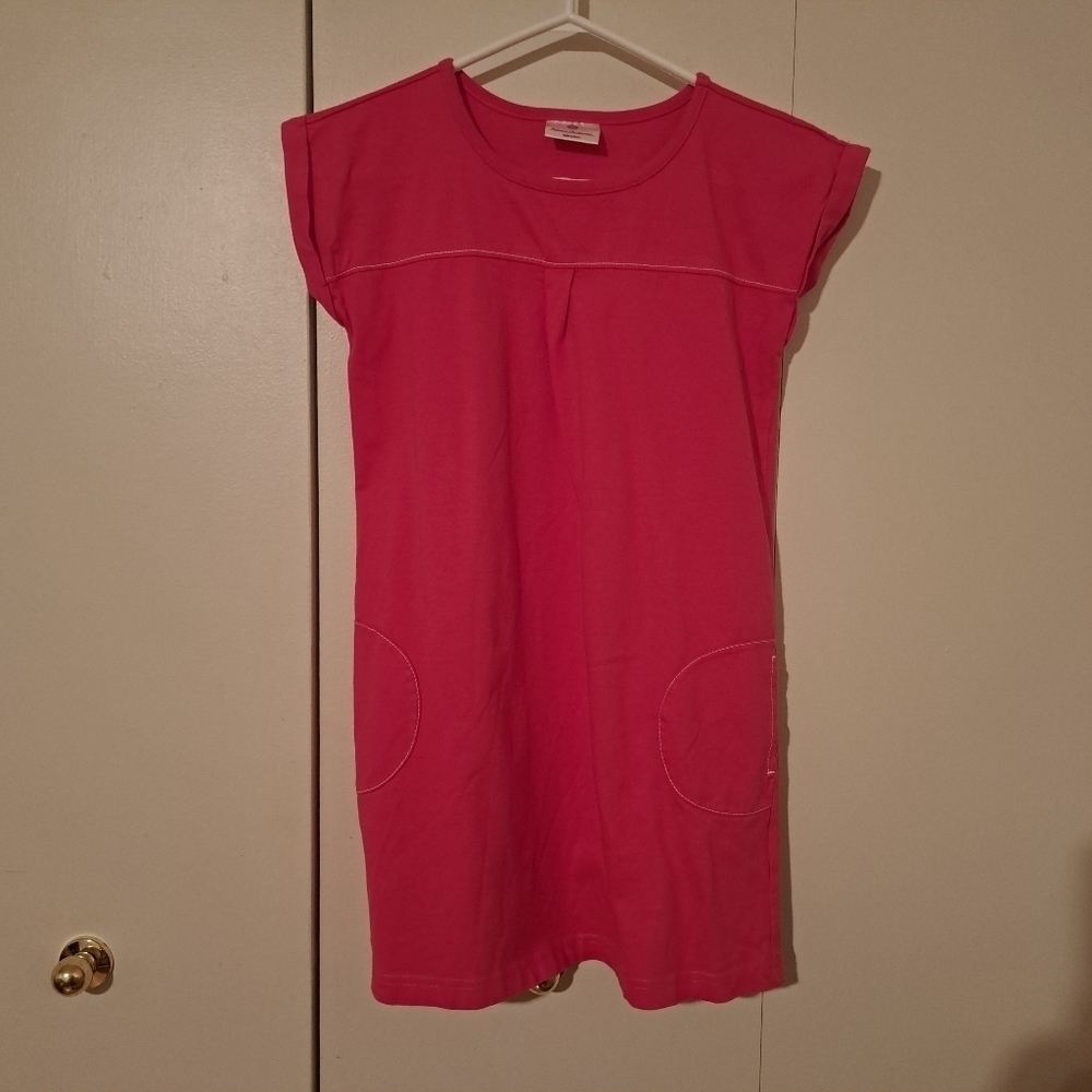 Hanna Andersson girls size 10 dress/tunic coral